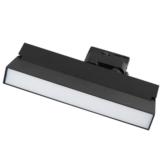 Luminaria lineal de carril trifásico LED 24W CCT regulable TRIAC
