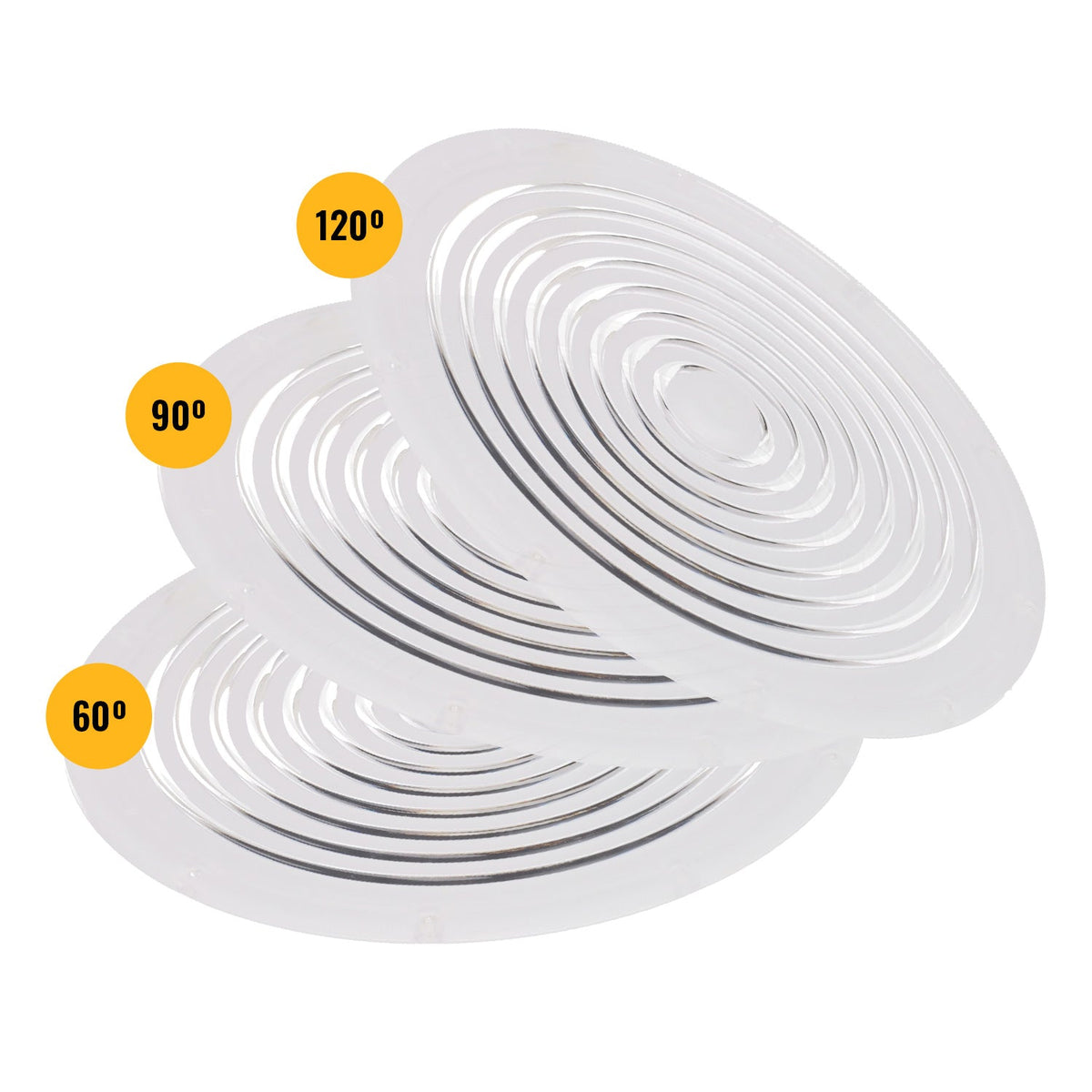 Campana industrial LED 200W 34.000 lm ángulo ajustable IP65