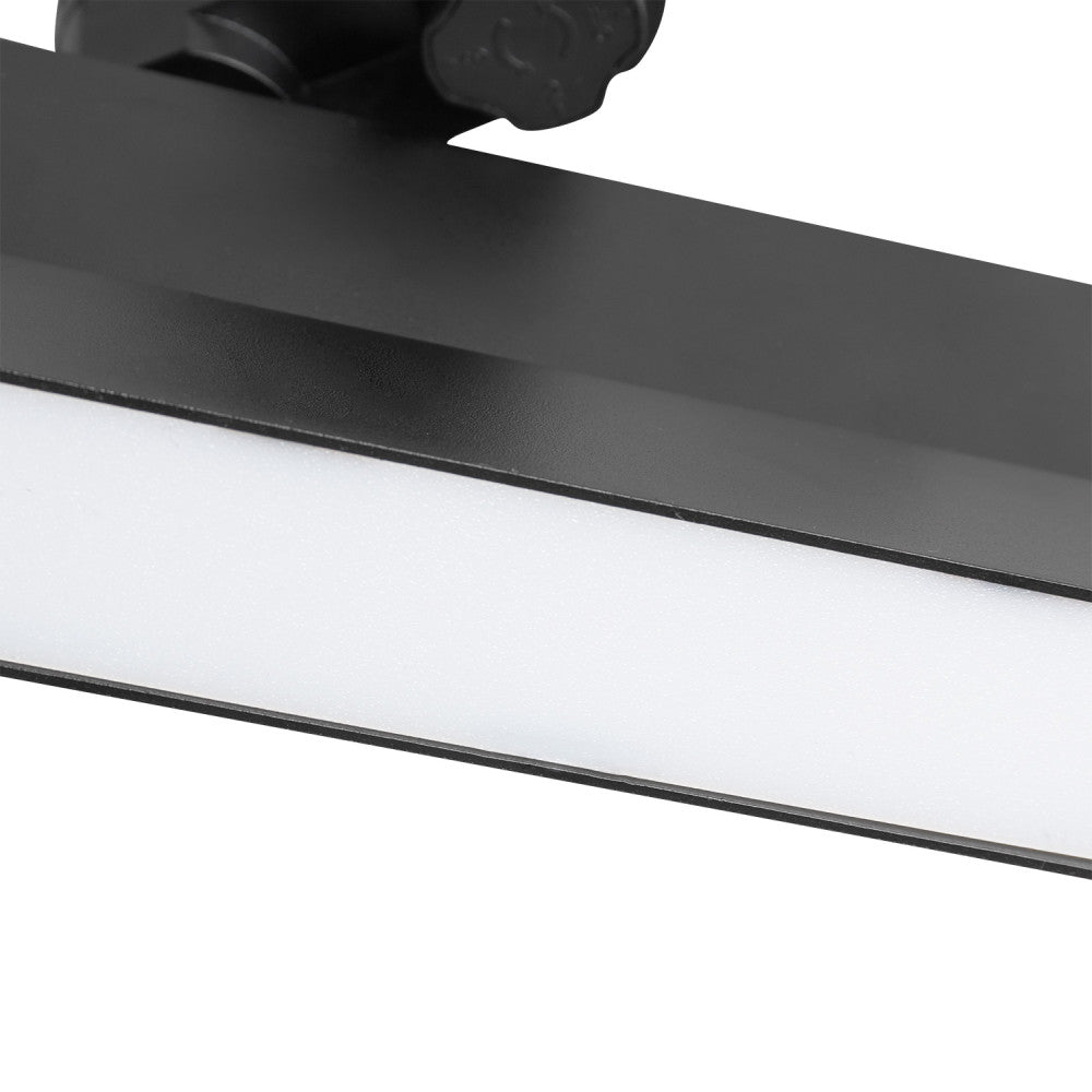 Luminaria lineal de carril trifásico LED 24W CCT regulable TRIAC