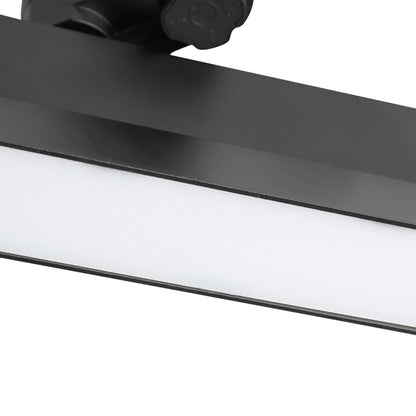 Luminaria lineal de carril trifásico LED 24W CCT regulable TRIAC