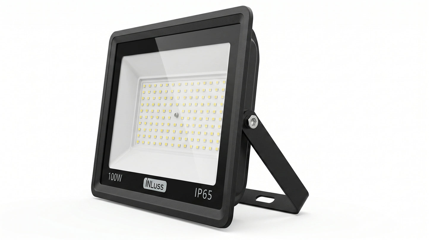 INLuss® Proyector LED 100W | IP65 Exterior | Certificado CE | 10,000 lm | 6500K | Garantía de 3 años