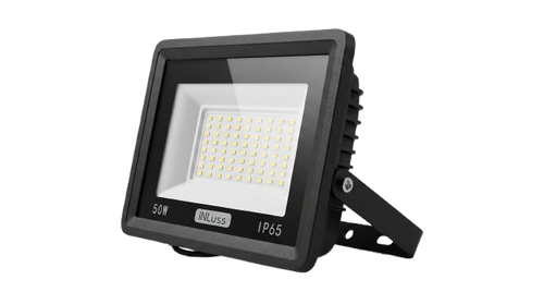 INLuss® Proyector LED 50W | IP65 Exterior | Certificado CE | 5,000 lm | 6500K | Garantía de 3 años