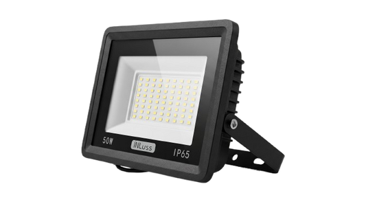 INLuss® Proyector LED 50W | IP65 Exterior | Certificado CE | 5,000 lm | 6500K | Garantía de 3 años
