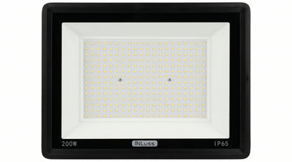 INLuss® Proyector LED 200W | IP65 Industrial | Certificado CE | 20,000 lm | 6500K | Garantía de 3 años