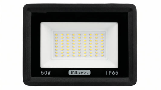 Foco LED Exterior 50W IP65 INLuss® – 5.500 lm, Luz Fría 6500K, Certificado CE