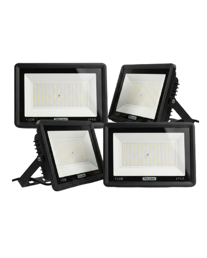 Foco LED Exterior 100W IP65 INLuss® – 10.000 lm, Luz Fría 6500K, Certificado CE