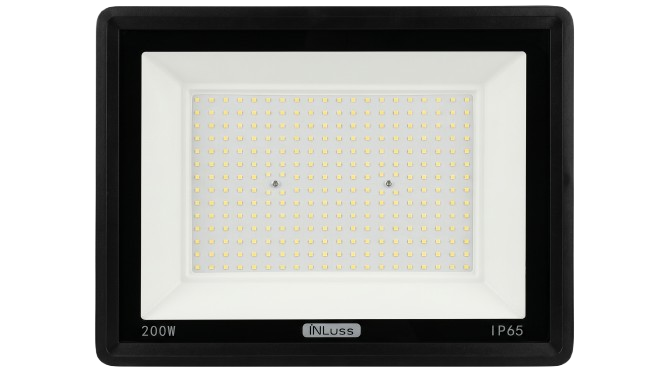 INLuss® Proyector LED 200W | IP65 Industrial | Certificado CE | 20,000 lm | 6500K | Garantía de 3 años