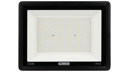 INLuss® Proyector LED 200W | IP65 Industrial | Certificado CE | 20,000 lm | 6500K | Garantía de 3 años
