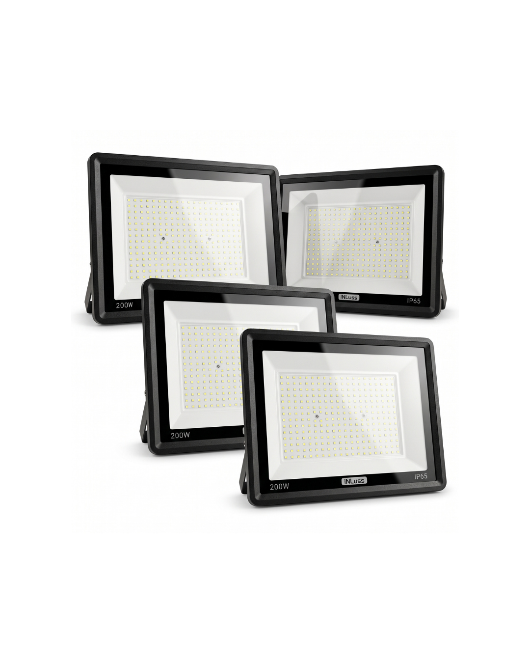 Foco LED 200W IP65 INLuss® para Naves y Exterior – 20.000 lm, 6500K, Certificado CE