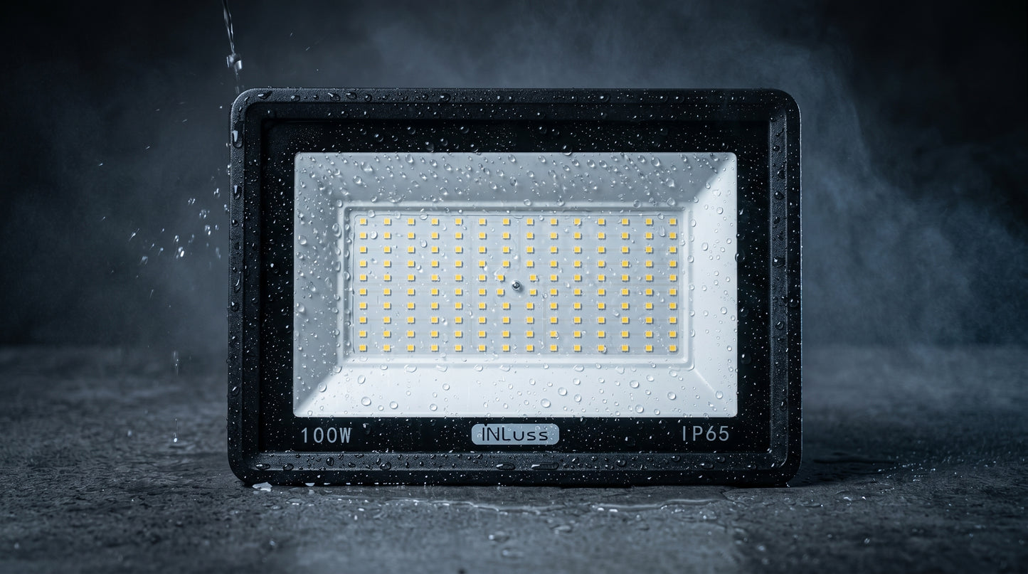 INLuss® Proyector LED 100W | IP65 Exterior | Certificado CE | 10,000 lm | 6500K | Garantía de 3 años