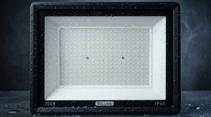 INLuss® Proyector LED 200W | IP65 Industrial | Certificado CE | 20,000 lm | 6500K | Garantía de 3 años