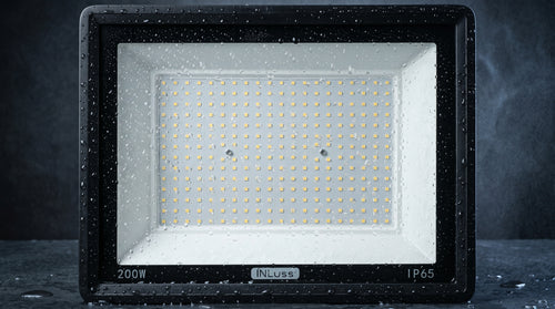INLuss® Proyector LED 200W | IP65 Industrial | Certificado CE | 20,000 lm | 6500K | Garantía de 3 años