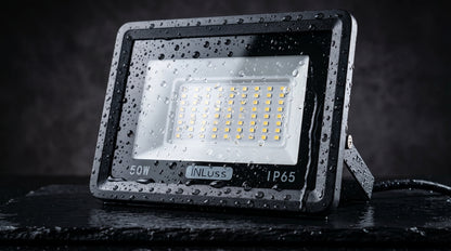 INLuss® Proyector LED 50W | IP65 Exterior | Certificado CE | 5,000 lm | 6500K | Garantía de 3 años
