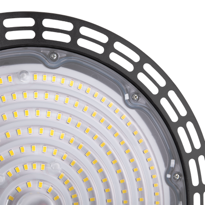 Campana industrial LED UFO 200W 190 lm/W regulable 0-10V 5000K
