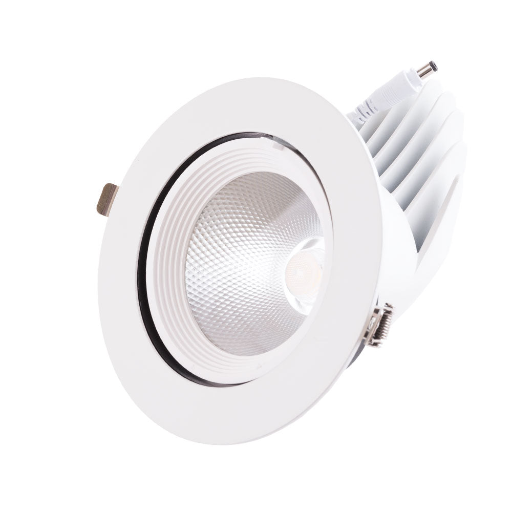 Pack 2 uds · Downlight LED redondo orientable 35W 5.250 lm – Blanco neutro 4000K