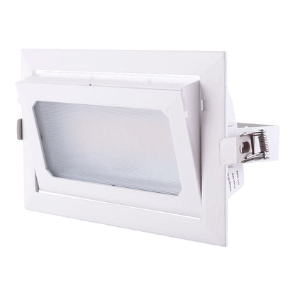 Pack 2 uds · Downlight LED rectangular orientable 50W 8.000 lm – Blanco neutro 4000K