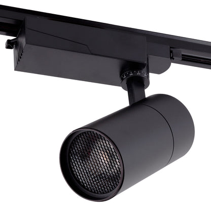 Pack 3 uds · Foco de carril monofásico LED 30W CRI 90 antideslumbrante – Blanco neutro 4200K