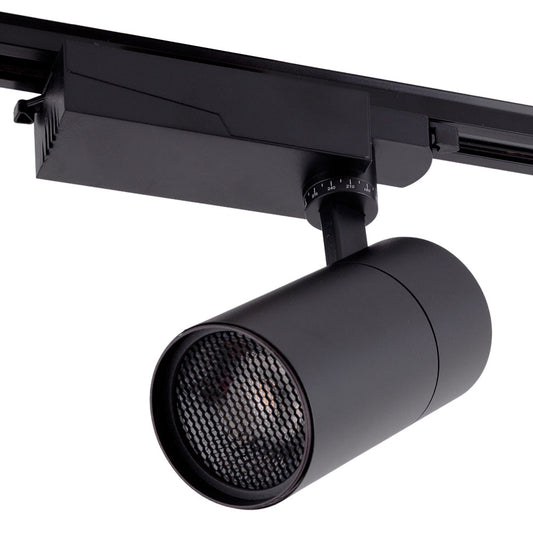 Pack 3 uds · Foco de carril monofásico LED 30W CRI 90 antideslumbrante – Blanco neutro 4200K