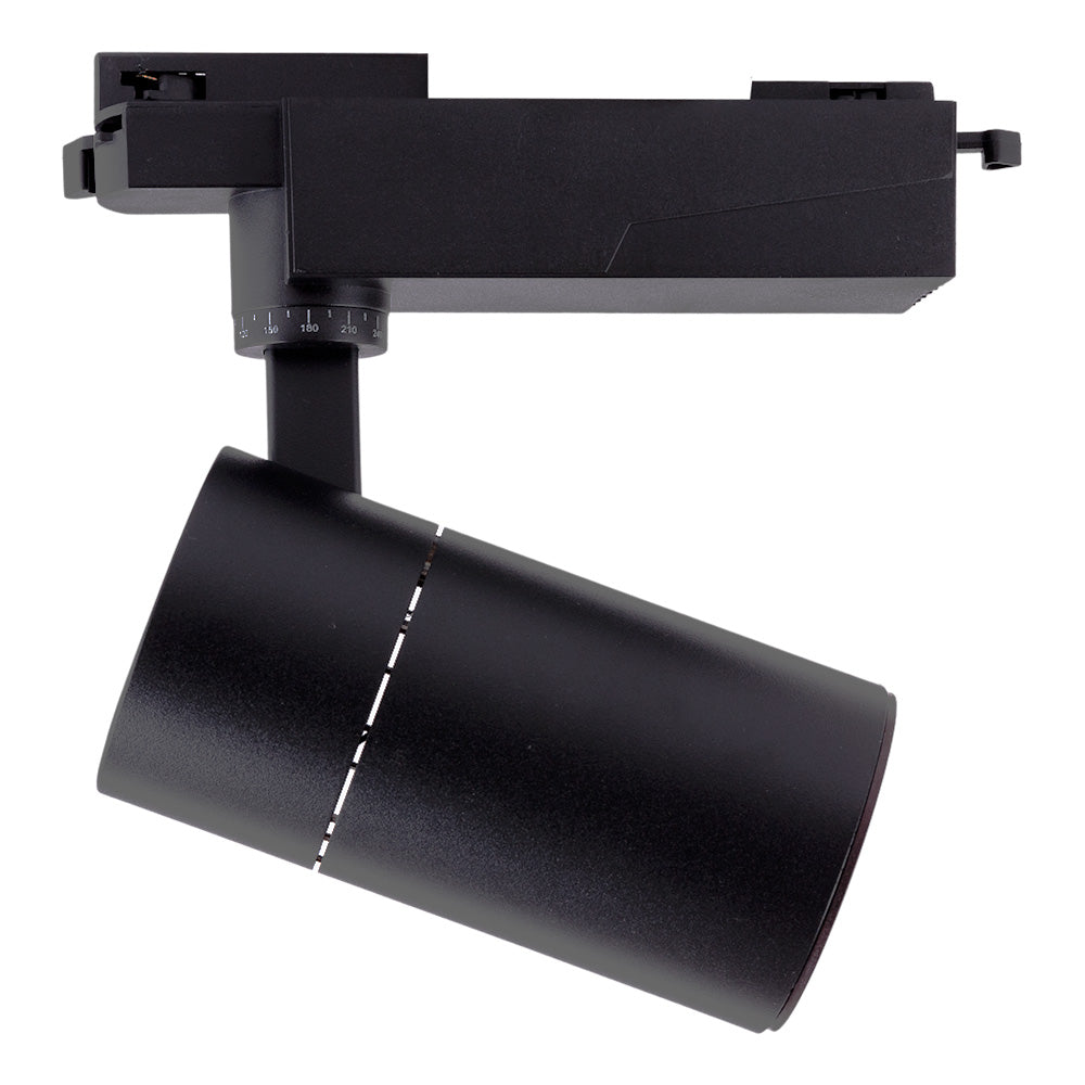 Pack 3 uds · Foco de carril monofásico LED 30W CRI 90 antideslumbrante