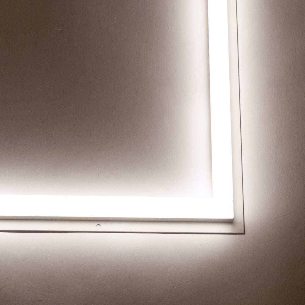 Pack 2 uds · Panel LED 60x60 40W 4.000 lm marco luminoso