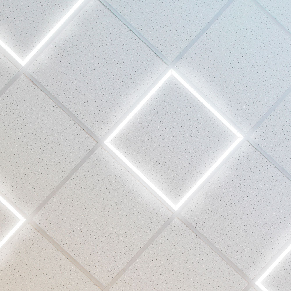 Pack 2 uds · Panel LED 60x60 48W 4.800 lm marco luminoso – Blanco neutro 4200K