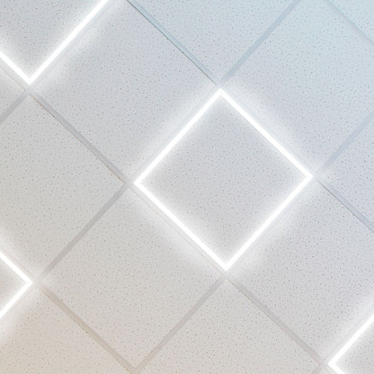 Pack 2 uds · Panel LED 60x60 48W 4.800 lm marco luminoso – Blanco neutro 4200K