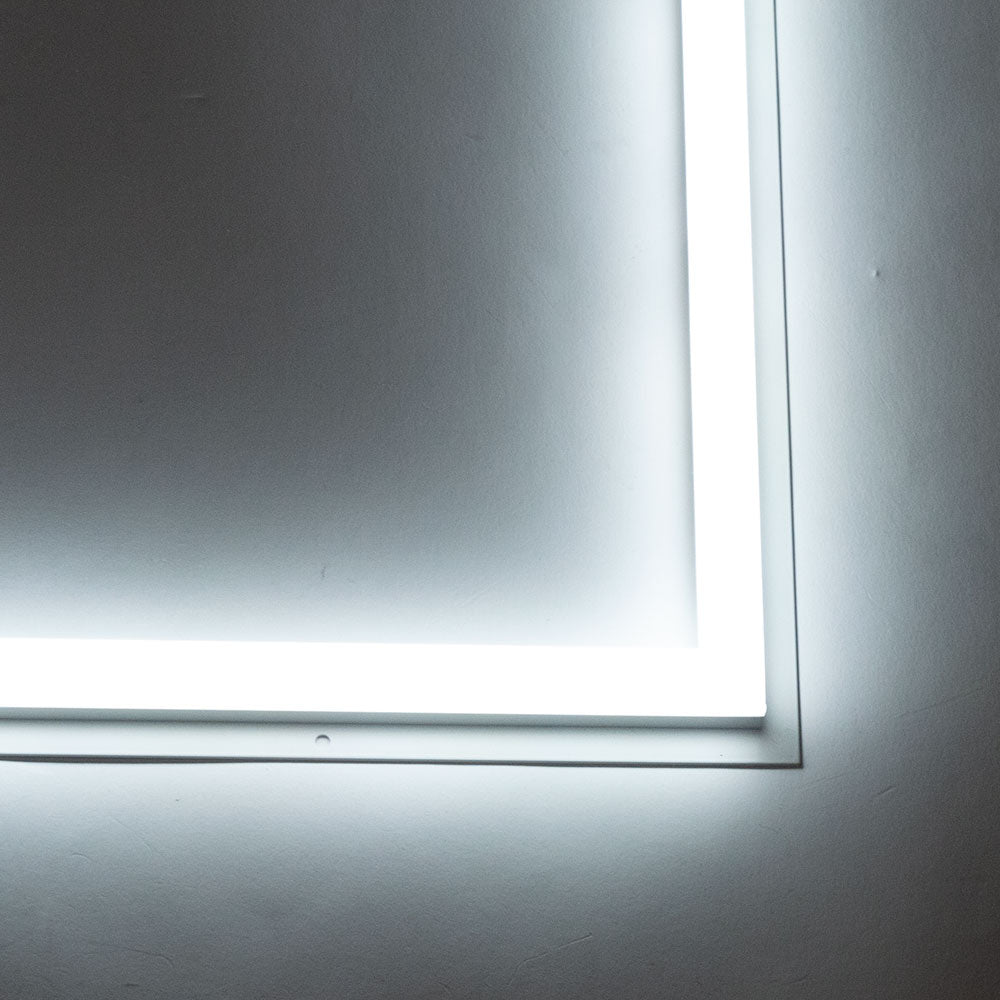 Pack 2 uds · Panel LED 60x60 48W 4.800 lm marco luminoso