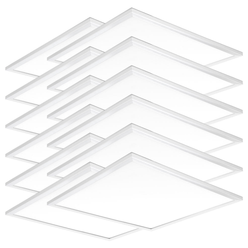 Pack 10 paneles LED 60x60 40W 4.400 lm UGR19 – Blanco neutro 4200K