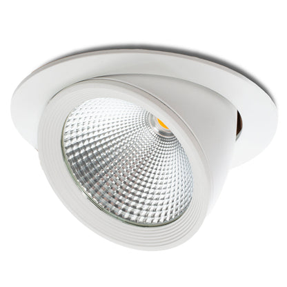Pack 2 uds · Downlight LED orientable 30W 3.000 lm UGR17 – Blanco frío 6000K