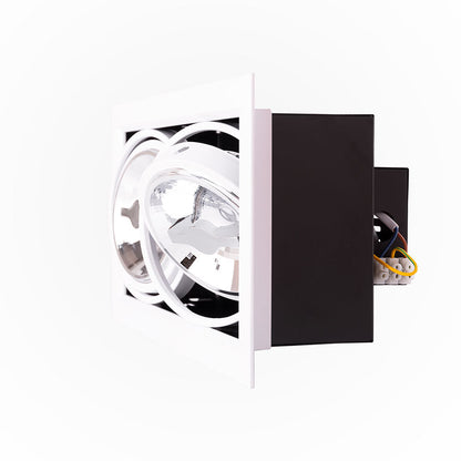 Pack 2 uds · Downlight cardán LED doble 24W orientable CRI 90