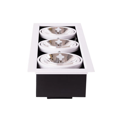 Pack 2 uds · Downlight cardán LED triple 36W orientable CRI 90