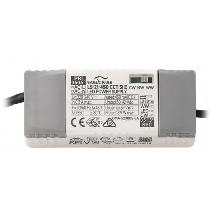 Pack 2 uds · Downlight LED 20W IP65 CCT ajustable, corte Ø95 mm