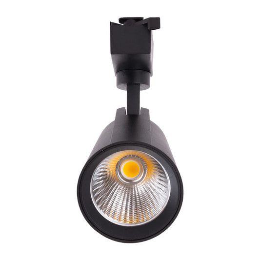 Pack 3 uds · Foco de carril monofásico LED 30W 2.700 lm Lumiastra – Blanco cálido 2700K