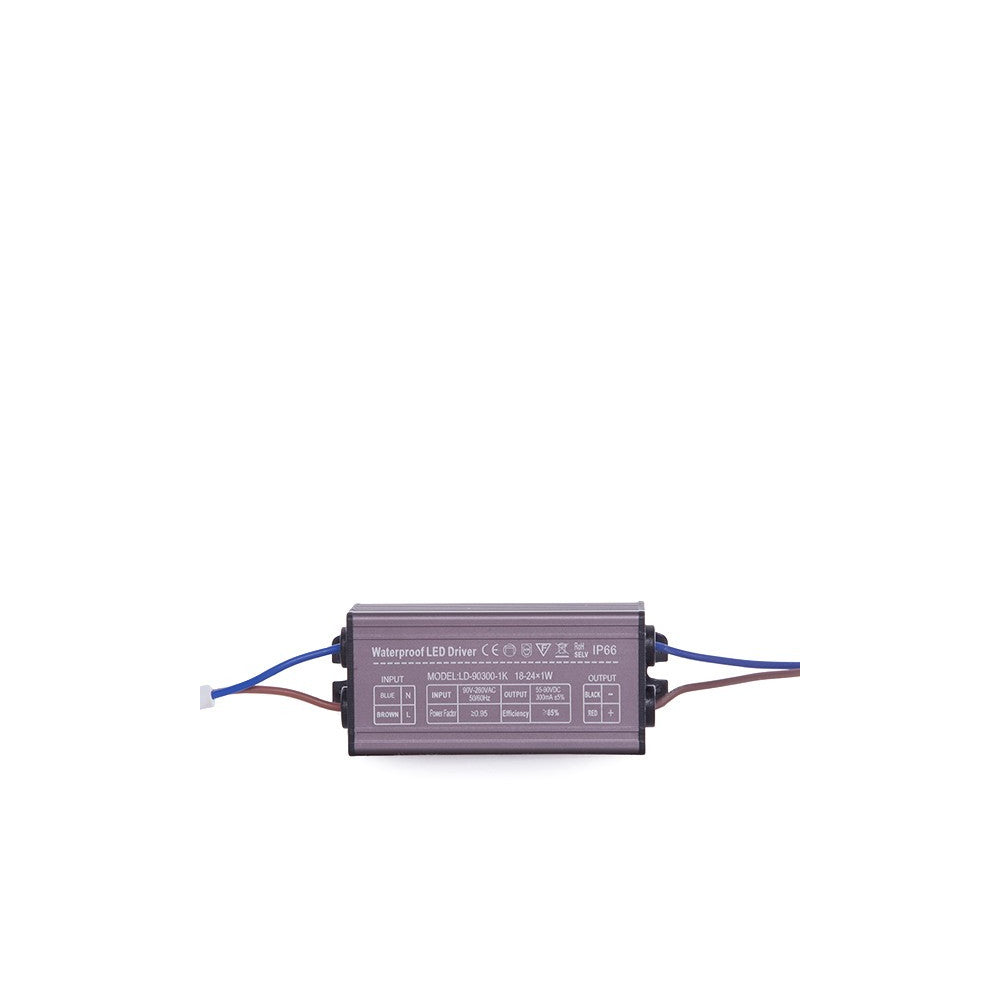 Pack 4 downlights LED 24W IP65 para baño y cocina 6000K